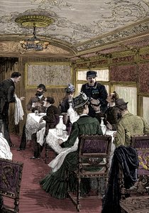 Speisewagen im Orient-Express