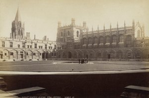Speisesaal, Christ Church College, Oxford, Oxfordshire, spätes 19. oder frühes 20. Jahrhundert von Unbekannt
