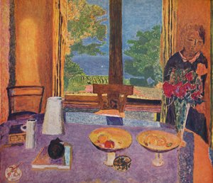 Esszimmer am Garten - Innenansicht, 1937 von Unbekannt