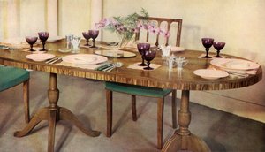 Gedeckter Tisch von Harrods Ltd., London, 1937 von Unbekannt