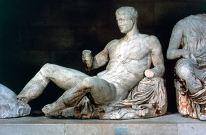 Dionysos, vom Ostgiebel des Parthenon von Unbekannt