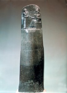 Dioritstele mit den Gesetzen von Hammurabi, 18. Jahrhundert v. Chr.