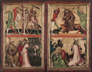 Diptychon mit der Passion Christi, um 1400