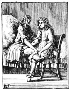 Direkte Bluttransfusion von Person zu Person, 1679 von Unbekannt