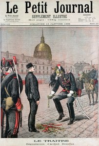 Die Erniedrigung von Albert Dreyfus von Unbekannt