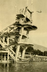 Sprungturm, Millstatt, Kärnten, Österreich