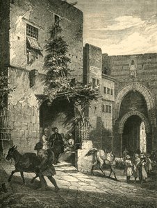 Tür der Mameluken, Die Zitadelle, Kairo, 1890 von Unbekannt