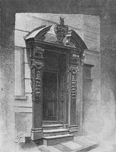 Türöffnung, Painter Stainers Hall, 1890