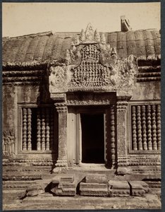 Türdurchgang durch ein inneres Gehege, Angkor Wat, Kambodscha, um 1880 von Unbekannt