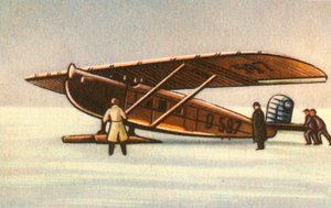 Dornier Merkur Flugzeug mit Schneekufen, 1920er Jahre, 1932 von Unbekannt