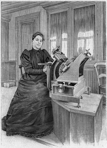 Dorothea Klumpke Roberts, amerikanische Mathematikerin und Astronomin, 1903