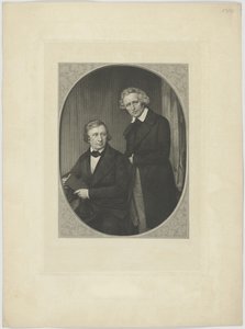 Doppelporträt der Brüder Grimm, ca. 1845