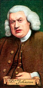 Dr. Johnson, aus einer Serie von Zigarettenkarten, 1935 von Unbekannt