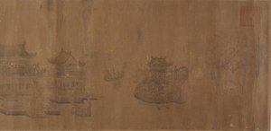 Drachenbootregatta auf dem Jinming-See, 14. Jahrhundert