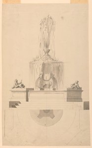 Zeichnung, Brunnen, 1775 von Unbekannt