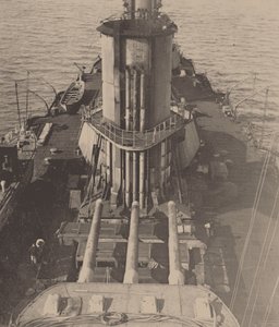 Dreadnought Imperator Aleksandr III in Bizerte, 1920 von Unbekannt