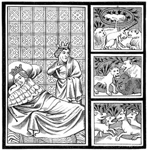 Traum von Childéric, 1849 von Unbekannt