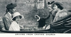 Fahrt von der Crathie-Kirche, 1935 1937