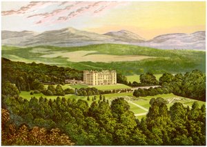 Drumlanrig Castle, Dumfriesshire, Schottland, Heimat des Herzogs von Buccleuch, ca. 1880 von Unbekannt
