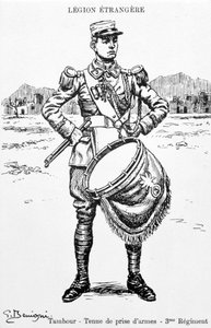 Trommler, 3. Regiment der französischen Fremdenlegion, 20. Jahrhundert