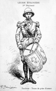 Trommler, 5. Regiment der Französischen Fremdenlegion, 20. Jahrhundert