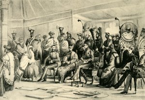 Durbar von Lord Auckland, ca. 1836-1842, 1925
