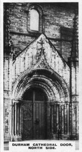 Durham Kathedrale Tür, Nordseite, ca. 1920er von Unbekannt
