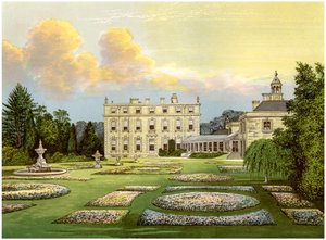 Dytchley House, Oxfordshire, Heimat von Viscount Dillon, ca. 1880 von Unbekannt