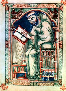 Eadwine der Schreiber, ca. Mitte des 12. Jahrhunderts