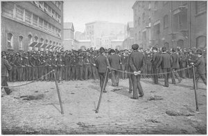Eifrig bei der Arbeit, London, um 1900-1901