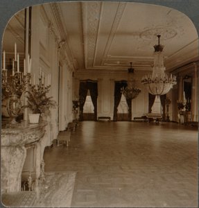 Ostzimmer, in dem Empfänge stattfinden, Weißes Haus, Washington D.C., ca. 1900 von Unbekannt
