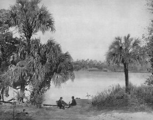 Eau Gallee, Indian River, Florida, ca. 1897 von Unbekannt