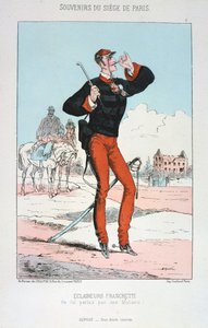 Eclaireurs Franchetti, Belagerung von Paris, 1870-1871