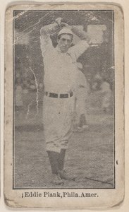 Eddie Plank, Philadelphia, American League, aus dem Baseball Players Set W500, ca. 1915 von Unbekannt