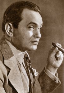 Edward Goldenberg Robinson, amerikanischer Bühnen- und Filmschauspieler rumänischer Herkunft, 1933