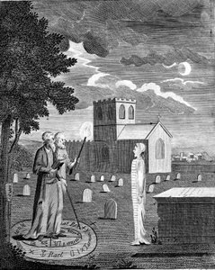Edward Kelley, englischer Astrologe und Alchemist, ca. 1790 von Unbekannt