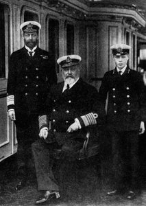 Edward VII, George V und der Prinz von Wales, 1935