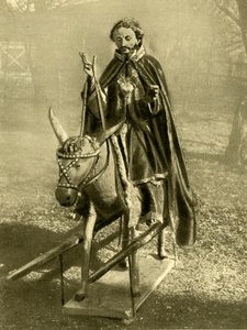 Abbild Christi auf einem Esel reitend, Puch bei Hallein, Österreich, um 1935 von Unbekannt