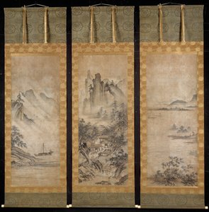 Acht Ansichten der Xiao- und Xiang-Flüsse, 16. Jahrhundert