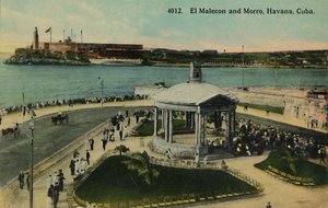 El Malecon und Morro, Havanna, Kuba, um 1915 von Unbekannt