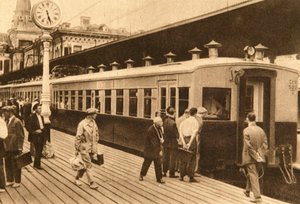 Elektrischer Triebzug, Moskau, UdSSR, 1920er Jahre