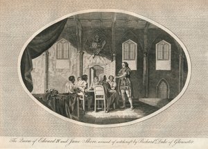 Elizabeth Woodville und Jane Shore beschuldigt von Richard, Herzog von Gloucester von Unbekannt