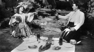 Ellaline Terriss und Seymour Hicks in The Gay Gordons, ca. 1907