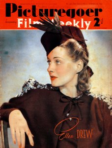 Ellen Drew 1915-2003, amerikanische Schauspielerin, 1940