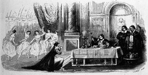 Elvira bittet Don Giovanni, seine Wege zu ändern, Szene aus 