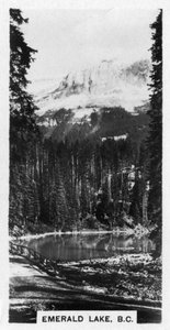 Emerald Lake bei Field, British Columbia, Kanada von Unbekannt