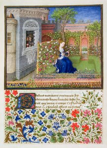 Emilia in ihrem Garten, 1468
