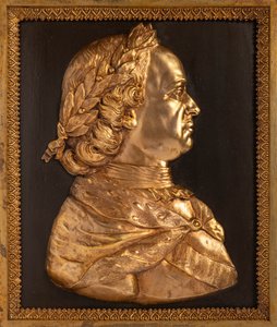 Kaiser Peter I der Große Basrelief von Unbekannt