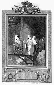Kaiserin Matilda flieht aus der belagerten Burg Oxford, 1142 ca. 19. Jahrhundert von Unbekannt