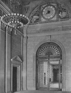 Ende der Haupteingangshalle, Standard Oil Building, New York City, 1924 von Unbekannt